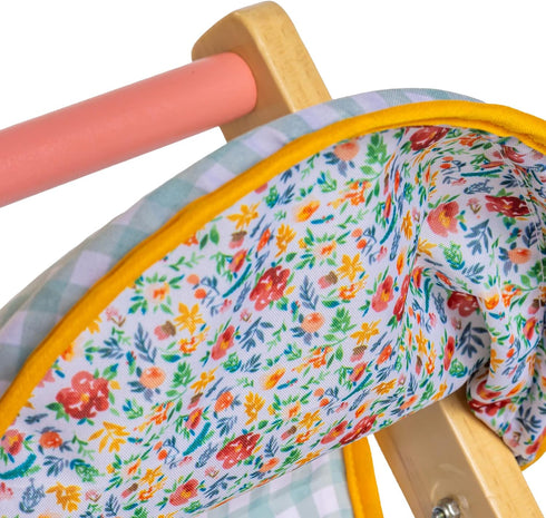 18" 3+ JC Toys Parfait Collection | Deluxe Wooden Doll Toy Stroller | for Dolls and Stuffed Animals up to | Ages