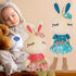 Set of 2 Easter Plush Bunny Rabbit - 18.3 in Doll Rabbit Stuffed Animal - Huggable Rabbit for Christmas and Easter