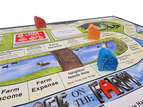 Life on The Farm Board Game for Family Fun