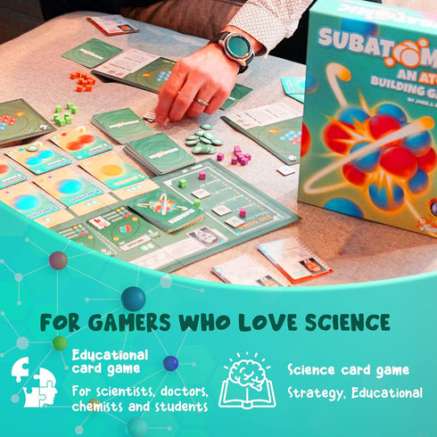Subatomic: an Atom Building Game (2nd Edition) | Educational Chemistry Game About Elements, Protons, Neutrons, Electrons