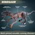 Dinosaur Toys for Kids - 2.4G Remote Control Velociraptor with 3D Eye, Shaking Head, LED Light & Roaring Sounds for 6+