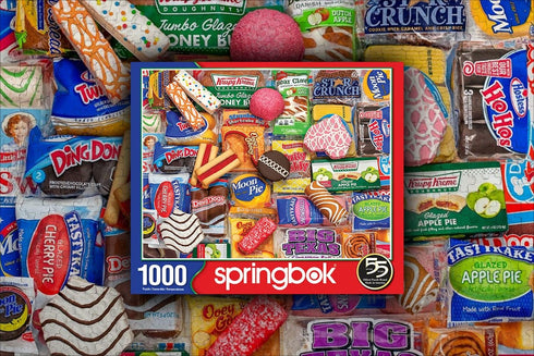 Springbok's 1000 Piece Jigsaw Puzzle Snack Treats, Made in USA
