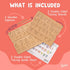 Learn to Write Number & Letter Tracing Boards, Wooden Alphabet Learning Montessori Toys for 4+ Year Olds