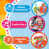 HAP-P-KID 6 7 8 9 10 11 12 1 My First Baby Stroller Toy, Toddler Steering Driving Wheel, Car Seat Educational Learning