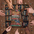 PICKFORU 1000 Vintage Book Puzzles for Adults Pieces, Bookshelf Wildflower Pages Jigsaw Puzzle, Retro Library Aesthetic