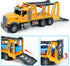 Dwi Dowellin Toy Truck Transport Cars Carrier with Racing Car for Kids Toddlers, Birthday Gifts for Boys Age 3-6