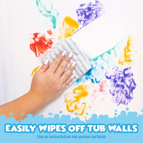 12 Pack Tub Works Bath Paint Soap, | Non-Toxic, Washable Bathtub Paint for Toddlers & Kids | Finger Paint in the Tub |