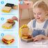 lalalark Set 3 4 5 6 35 Play Food for Year Old Kids, Pcs Kitchen Accessories, Interactive Panini Sandwich Making