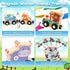 1 2 3 Set 2-3-4 1+ Toys for Year Old Boys Girls, Montessori Toys Magnetic Wooden Train Gifts for Year Old Boy Girl
