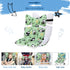 Breathable3D Baby Seat Pad Liner for StrollerSoft and Air Mesh Cotton Universal Baby Stroller Cushion(Green Panda)