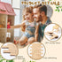 200 Pcs Miniature Dollhouse Flooring Mini Wooden Dollhouse Floor Boards, 1:12 Scale Dollhouse Accessories