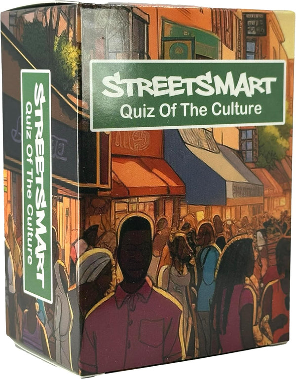 Street Smart: The Ultimate Trivia Game for Black Culture with 100 Engaging Cards - Unforgettable Cultural Fiesta