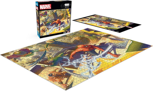 Buffalo Games - Marvel - Spider-Man vs. Sinister Six, 1000 Piece Jigsaw Puzzle, Finished Size 26.75 x 19.75