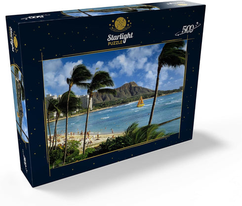 MyPuzzle Honolulu, Oahu, Hawaii, USA, Premium 500 Piece Jigsaw Puzzle for Adults