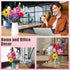 Set, 699 Flowers Bouquet Building Flower Botanical Collection Building Toys, Home & Office Creative Decoration