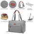 Set, 3-Piece Set 15.7" 8" 11", 3 LOVEVOOK Diaper Bag with Laptop Pocket, Cooler Bag & Changing Pad, Fits Most Breast