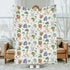 SqtmuHLuo 60x80inch Safari Jungle African Animals Baby Blanket for Boys Girls Neutral Giraffe Elephant Monkey Newborn