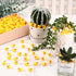 600 Barydat Pcs Mini Resin Ducks Yellow Bulk Tiny Duck Decoration for Hide and Seek Prank Cruises Miniature Garden