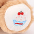 Hopearl Happy Birthday Teddy Bear with Glowing Cupcake - Musical Stuffed Animal Bear, Interactive Kids Gift, Brown