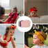 KISLANE Baby Girl Hair Accessories Storage Bag, Soft Headbands Holder, Barrette, Bows, Hair Ties, Pins, Clips Storage