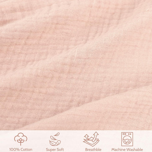 SWESEN Nursing Pillow Cover, Soft Removable Cover for Breastfeeding Pillows, Pillow Slipcover for Baby Boys and Girls