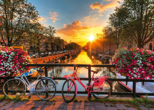 Ravensburger Bicycles in Amsterdam 1000 Piece Jigsaw Puzzle for Adults - 12000662