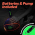 GlowCity Glow in The Dark Basketball for Teen Boys, Glowing Red Basketball, Light Up LED Toy for Night Ball Games