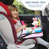 COOLBEBE 2 8 Kids Travel Tray for Toddler Car Seat, Portable Car Seat Lap Tray with Cup Holders & Markers, Pink Unicorn