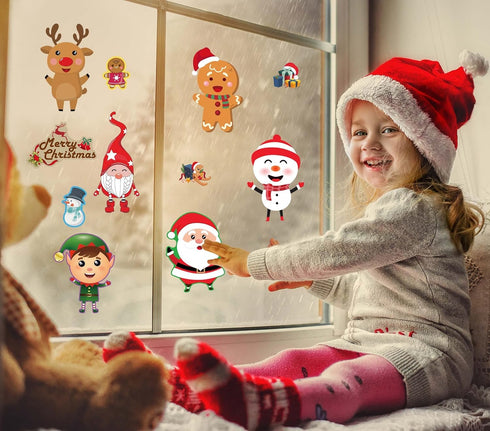 Funnlot Christmas Stickers for Kids - 30PCS Make Your Own Stickers Game and Activities for Toddlers Craft Kits