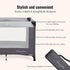 Dream On Me Nest Portable Playard , Award-Winning Lightweight Travel Playpen for Baby. Quick Fold, Mesh Sides, Foldable