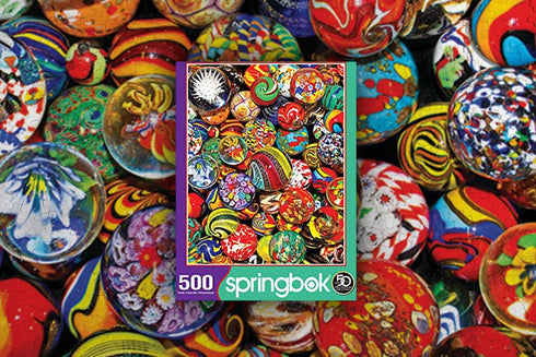 Springbok's 500 Piece Jigsaw Puzzle - Marble Madness - Made in USA