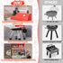 Kids Kitchen Playset, BBQ Grill Playset with Smoke, Sound & Light, Interactive Cooking Game for Toddlers Boys Girls 3-5