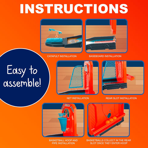 Expressions Tabletop Basketball Game, Mini Basketball Game for Travel & Desktop Toys Collection