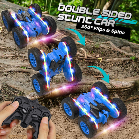 2.4G 360 TOY Life Kids Stunt Remote Control Car HZ Remote Control Cars RC Stunt Car Remote Control Toys for Boy & Girl