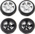 5-Spoke 12mm Hex Hub Wheel Rims & Rubber Tires Compatible with HSP Tamiya HPI Kyosho 1/10 On-Road Touring Car,WLtoys 1/14 144001 Traxxas 1/16 Slash 1/18 A959B RC Buggy