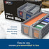BCW Large Collectible Card Bin for up to 1600 Cards - Gray Plastic Storage Box for Trading Cards, Pokemon, MTG