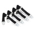 Metal Anti Tip Furniture Kit, 4 Pack Silver Anchors for Baby Proofing, TV Safety Straps & Earthquake Straps