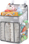 Accmor Grey Cloud Hanging Baby Diaper Caddy Organizer, Diaper Stacker for Changing Table, Crib, or Wall
