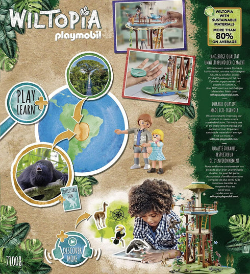 Set Playmobil Wiltopia Research Tower - Jungle Adventure