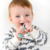 Silicone Chew Spoon Set for Babies and Toddlers, BPA Free, Microwave, Dishwasher and Freezer Safe, Earth Shades