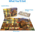 Venice 1000 Piece Puzzle for Adults, Blooming Streets Jigsaw with Flowers Scene