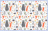 Suessie Disposable Placemats for Baby, 60 Count, Forest Animals
