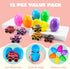 12 JOYIN Pcs Easter Eggs Filled with Pull Back Monster Cars, Easter Trucks Cars for Kids Egg Hunt, Basket Stuffers