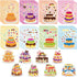 32 Sheets Make Your Own Birthday Cake Stickers, Creative Fun Happy Birthday