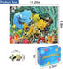 LELEMON 100 Pieces Underwater World Jigsaw Puzzles for Kids Ages 4-8, Dolphins and Fishes Educational Toys