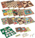 365 6+, 1-8 Games - Traditional Strategy Board & Card Games, Tin Storage Container, Game for Each Day of Year, Family