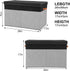 Gowee Closet, 26"x17" x17" Large Toy Storage Box with Lid, Sturdy Toys Storage Chest Bin Organizer Basket with Dividers