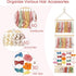 30 Mkono Headband Holder Boho Hair Bow Organizer for Girls Macrame Bow Hanger with Hooks Bow Holder for Nursery Baby's