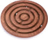 Ajuny Handcrafted Indian Wooden Round Labyrinth Ball Maze Puzzle Board Game - Challenging Education Game for Kids,