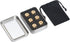 Metal Dice Set 6pcs, Solid Brass Dice with Gift Metal Case and Portable Bag for Board Game, Poker, Role Playing
